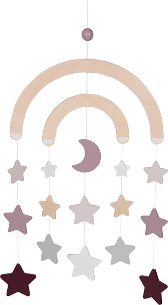 Slika od Drveni mobil za krevetić Zvijezde