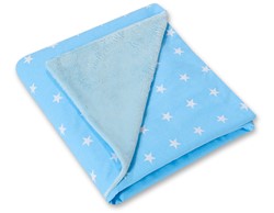 Slika od Dvostrana deka - plava s bijelim zvijezdicama